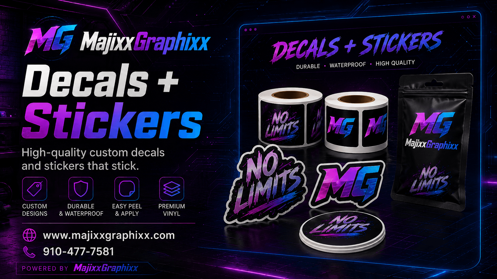 Die-Cut Sticker Packs